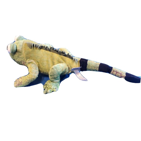 Webkins Plus Igunana Ganz Green Reptile Stuffed Animal Toy Logo Appx 16" - Picture 7 of 12